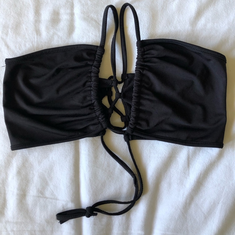 Cross Body Crop Top